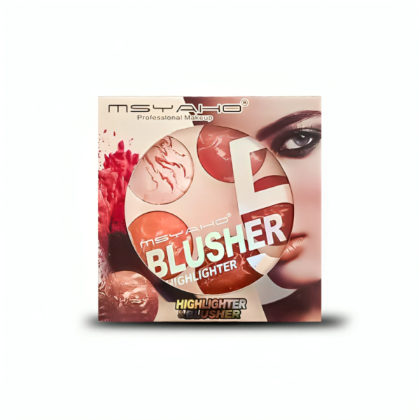 MSYAHO 5 Color Terracotta Blusher & Highlighter - Image 3